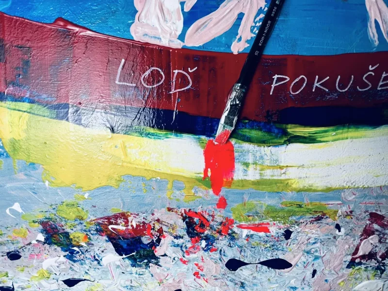 LOĎ POKUŠENÍ — detail 1