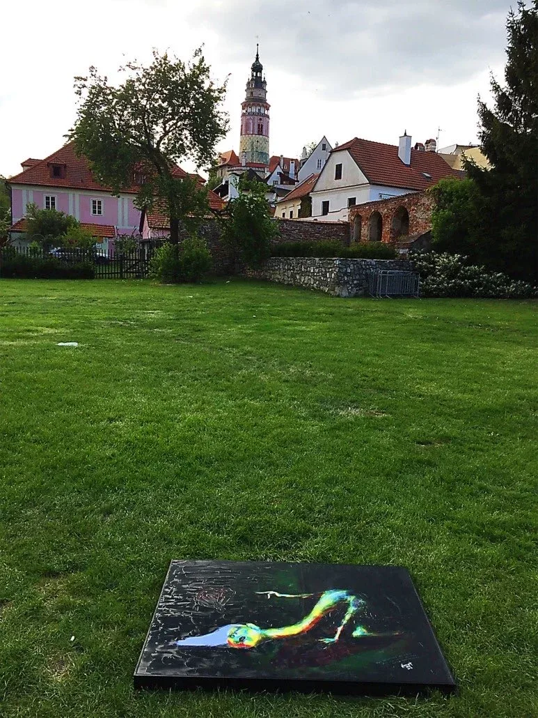 OLEJ NA PLÁTNĚ — detail 5